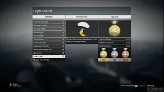 GTA V | Hobbies and Pastimes | Flight School | Drop Zone (Gold) (Michael)