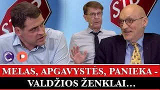 MELAS,  APGAVYSTĖS,  PANIEKA - VALDŽIOS ŽENKLAI.