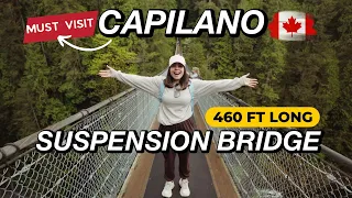 Is the CAPILANO Suspension BRIDGE Worth a Visit? SCARY? CLIFF WALK, Treetops| VANCOUVER 2022