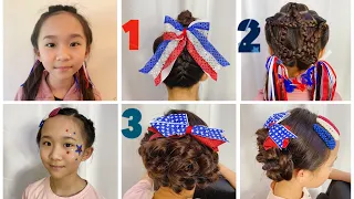 FOURTH OF JULY HAIRSTYLES with Janet and Kate! 🎆