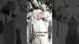 The White Death 🇫🇮| The Greatest Sniper of all time #shorts #history #sniper