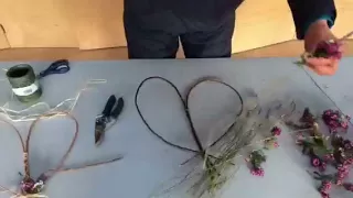 Learn to make a willow heart