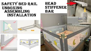 Safety Bed Rail for my baby Unboxing, Assembling and Installation