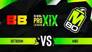 BetBoom vs. M80 - Map 2 [Mirage] - ESL Pro League Season 19 - Group B