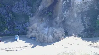 Landslide in Palos Verdes Estates