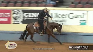 Miss Whizzletown 2016 NRHA Open Futurity 2nd Go