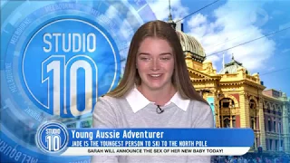 Jade Hameister: The Youngest Person To Ski To The North Pole | Studio 10