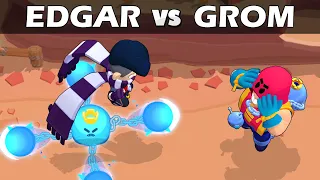 EDGAR vs GROM | 1vs1 | Brawl Stars