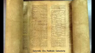 Salomão ora pedindo sabedoria A Biblia Narrada por Cid Moreira Velho Testamento   10Youtube com