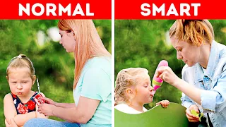 NORMAL PARENTS vs SMART PARENTS || Hacks, Tricks and Gadgets