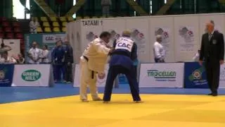 Judo Veterans EM 2012 Opole M4-73kg Moret(FRA) - Koscuik(POL)