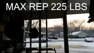 Max Rep Bench Press 225 lbs