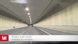 Najdłuższy tunel w Polsce otwarty! Pierwszy przejazd już za nami! | FAKT.PL