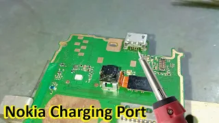 How to change Nokia mobile phone charging jack port base