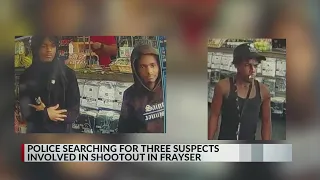 3 wanted after shootout at Hickory Hill gas station