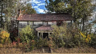 Neat 1850’s Abandoned House in Southern Virginia Small Town Was Once A Log Cabin