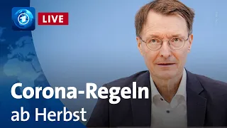 Neue Corona-Regeln: Gesundheitsminister Lauterbach und Justizminister Buschmann informieren