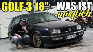 Golf 3 mit 18 Zoll Audi Speedline / was ist möglich ?