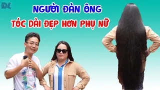 Anh chàng có mái tóc dài và mượt hiếm thấy - ĐỘC LẠ BÌNH DƯƠNG