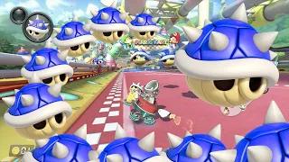 Mario Kart 8 Deluxe | BLUE SHELLS ONLY - Baby Park 200cc [Switch]