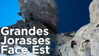 Voie Gervasutti Grandes Jorasses Face Est Courmayeur Chamonix Mont-Blanc montagne alpinisme escalade