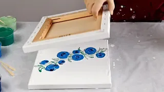 3 Unique Flower Dip Techniques I Fluid Art for Beginners I Acrylic Pouring Tutorial