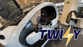 Details of a Renault TWIZY ** Twizy Ph