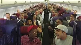 'Lion King' Cast Serenades Australian Airplane