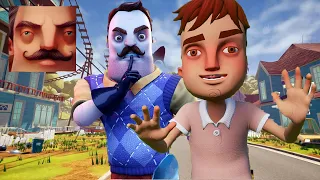 Hello Neighbor - My New Neighbor Hello Neighbor 2 Aaron Act 4 Finale Gameplay Walkthrough