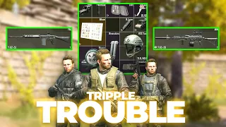 Triplets Getting RICH in Covert! (ACTION PACKED) - Arena Breakout