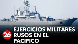 Ejercicios militares rusos en el Pacifico con simulacros de fuego real