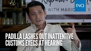 Robin Padilla lashes out inattentive customs execs at agri smuggling hearing | INQToday