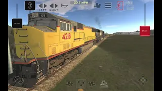 NEW UPDATE SD70MAC UP AND NS IN TRAIN AND RAIL YARD SIMULATOR