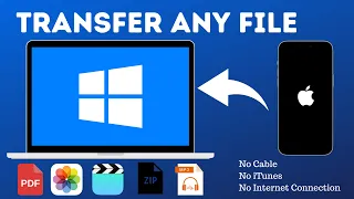 How to Transfer ANY File Between iPhone and Windows PC - No Cable or Internet