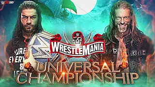 WWE WrestleMania 37 - Roman Reigns vs Edge | Universal Title Match - WWE 2K20