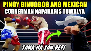 PINOY BINUGBOG ANG MEXICAN | CORNERMAN NAPAHAGIS TUWALYA SA TAKOT!