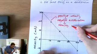 A negative acceleration is not always the same as a deceleration.