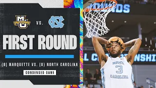 North Carolina vs. Marquette  - First Round NCAA tournament extended highlights