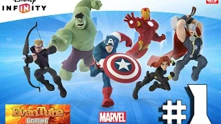 Let's Play DISNEY INFINITY 2.0 Toy Box & Marvel Superheroes Avengers Play Set