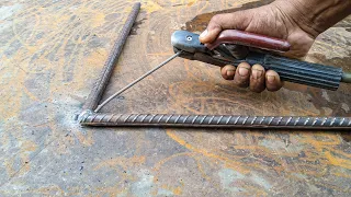 steel bar two powerful joint welding tricks that few people know about 90 And 45 Degree