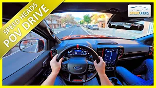 POV Drive - Ford Ranger Raptor 2023 (V6, 292 PS) - Car Jump - Onboard Test Drive - Walkaround