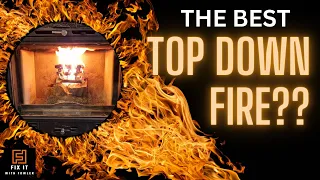 The Best way to Light your Wood Burner - The Top down fire Method?