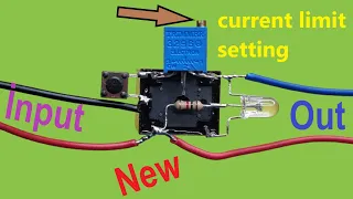 DIY Short Circuit (Current Limit Setting )(Overcurrent) Protection (Save your battery/power-supply)