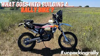 What goes into building a rally bike?