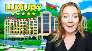 My FIRST 5 STAR luxury hotel in Sheki, Azerbaijan - I LOVED it!  🇦🇿