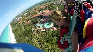 Sky Dive Куба Варадеро 2014