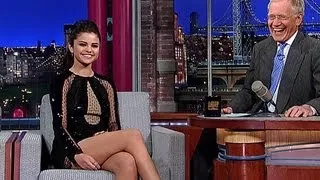 Selena Gomez and David Letterman Bond Over Making Justin Bieber Cry