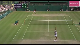 Serena Williams v. Amelie Mauresmo 2004 WB SF highlights