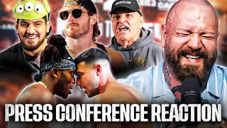 John Fury LOSES IT at KSI & Logan Paul Press Conference