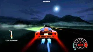 Need for Speed Hot Pursuit 3 2010 - 417 kmh Topspeed with Mclaren F1 GTR